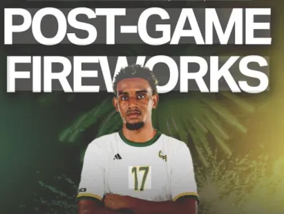 George Mason Men's Soccer + Fireworks