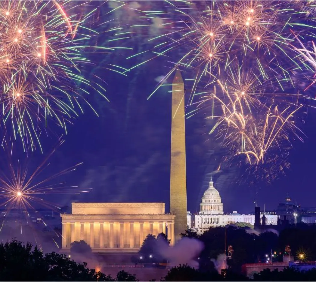 ワシントンDC景色ブルー新しいショットガラス並行輸入 イベント| ワシントンDC