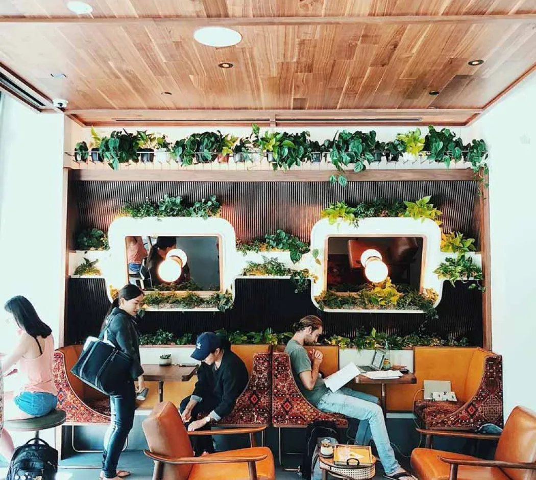 @amanda_kate - Guests at Kintsugi coffee shop inside the Eaton Workshop and Hotel - Places to stay and eat in Washington, DC