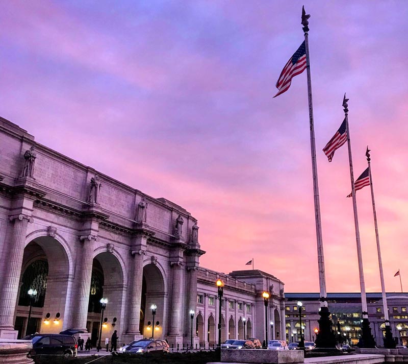 Onde posso estacionar em Washington, DC?