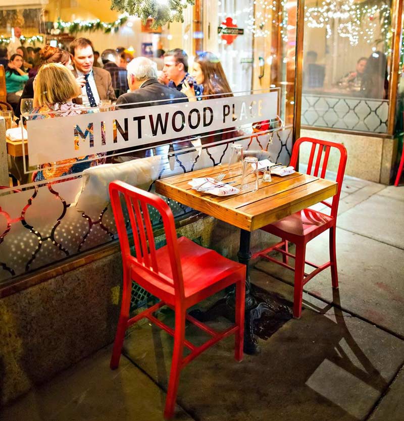 Mintwood Place no bairro de Adams Morgan em DC - Onde comer em Washington, DC